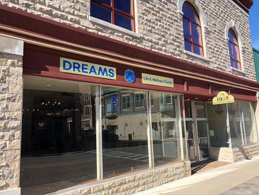 Dreams is located in a beautiful building nestled in Historic Downtown Waukesha