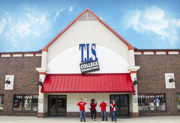 T.I.S. College Bookstore located at 1717 W. University Ave. Muncie, IN 47303