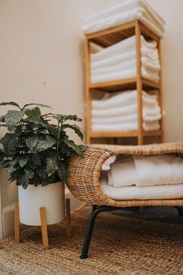 Details in the sauna room