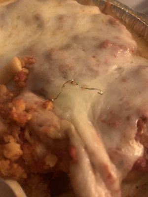 Chicken Parm with added metal