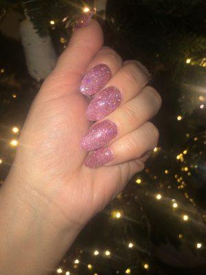 Christmas Barbie  nails by Tee