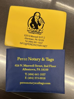 Perez Notary & Tags