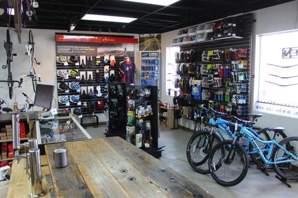 Showroom. Bicycle Sales along with Bicycle Parts and Accessories, Maps, Good Bike Co. Branded Castelli Kits, and more.