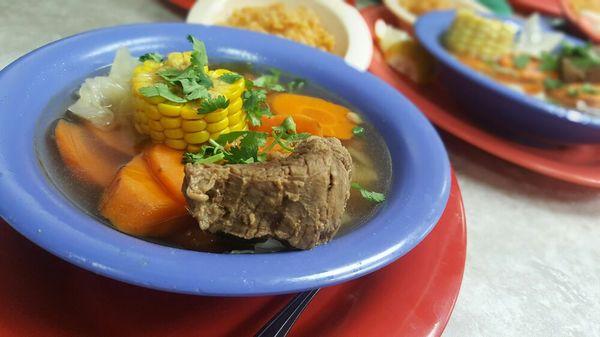 Caldo de res for the cold weather.