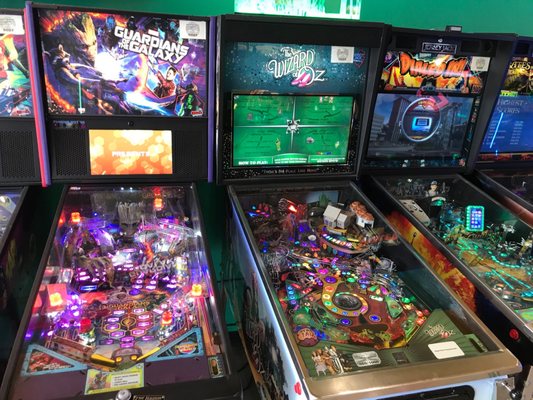 Newer and classic pinball