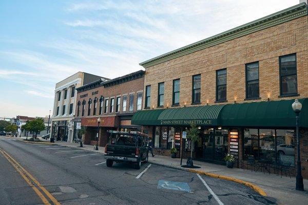 Located inside the Main Street Marketplace.