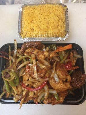 Szechuan house special (shrimp,beef,chicken,pork)