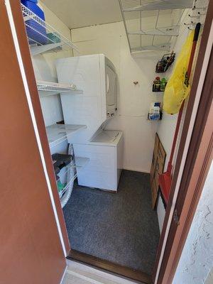 Laundry Facilities at unit