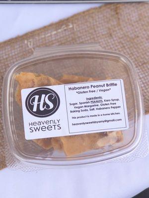 Habanero Peanut Brittle