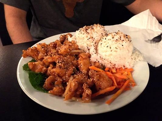 Sesame chicken with no cilantro