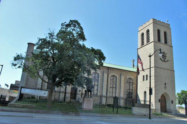 This church was a stop for the Underground Railroad