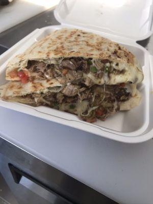 Carnitas quesadilla