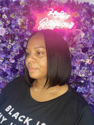 Basic Bob Sew-in $65