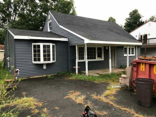 New siding and roof