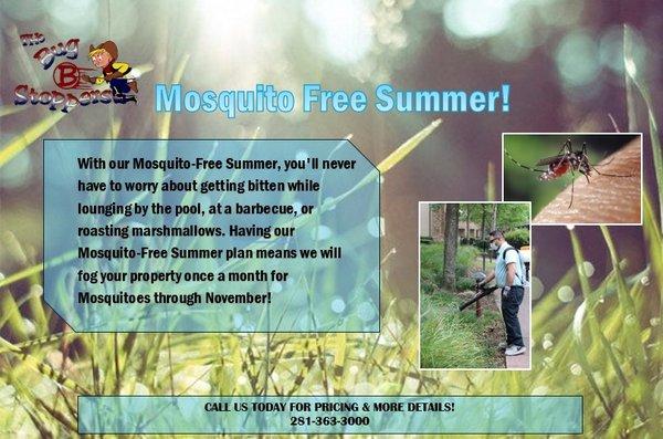 Learn more about our Mosquito Free Summer plan today at 281-363-3000!