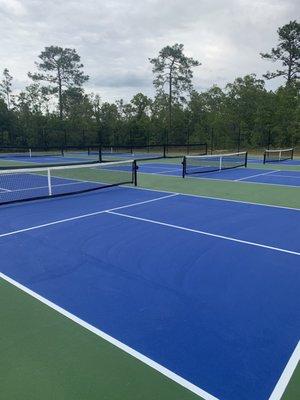 6 new pickleball courts