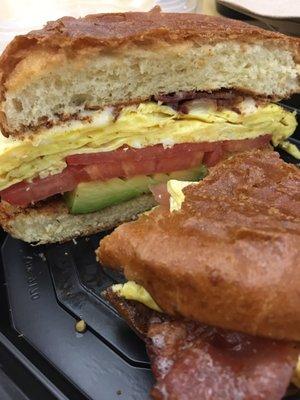 Breakfast sandwich