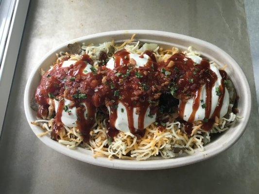 loaded baked potato bowl