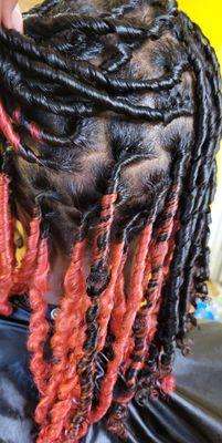 Starter Locs: Coils with Half Moon Parts Add-On