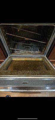 Deep clean should include the oven!