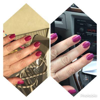 Color changing shellac