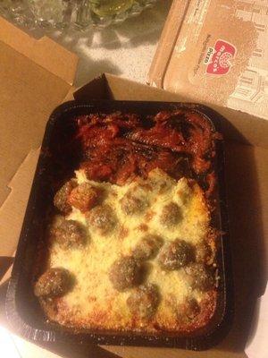 This is a throwback pic I had a meatball bake I believe it's called and it was delicious this happened years ago