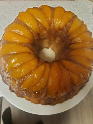 Peach Cobbler Pound Cake