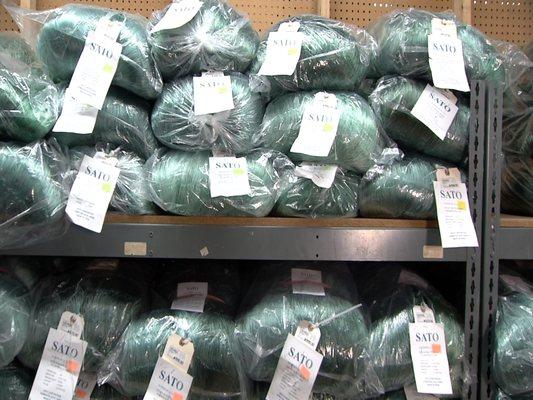 Gillnet web, Cork Lines, Weed Lines, Lead Lines, and More!