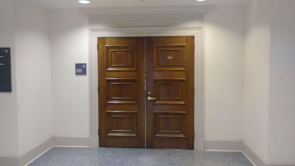 Entrance to the Clerk of Superior Courts Office