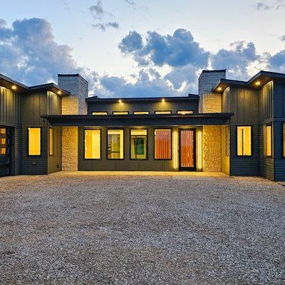 Custom home exterior