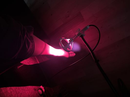 Laser therapy to promote healing!