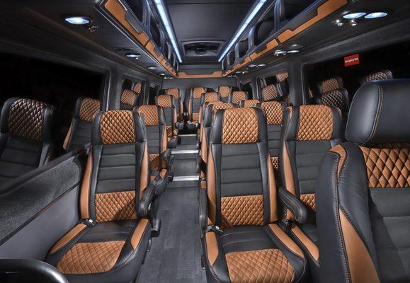 Interior of our Executive Sprinter VAN