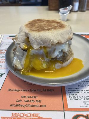 The epic breakfast sandwich