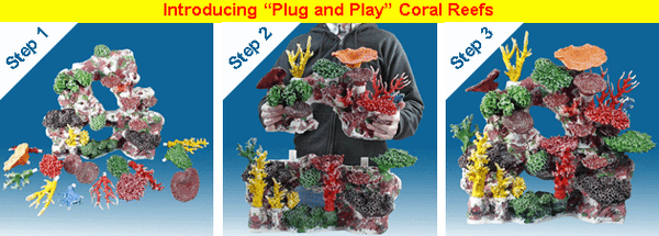 Instant Reef Aquarium Decorations