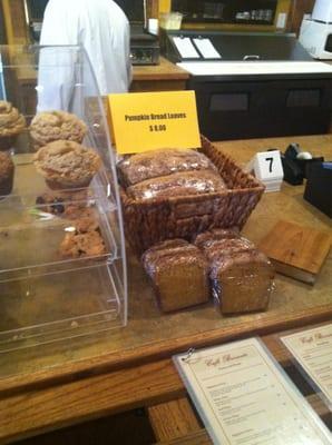 Fresh Bread and Pastries made by the Platt College Pastry students for sale everyday.