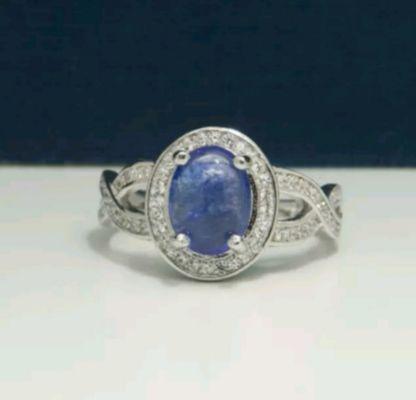 Unique Tanzinite Ring