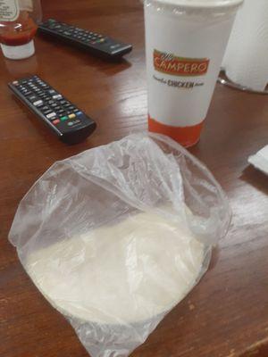 Tortillas and horchata.