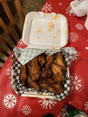 Wings!!!!  With just a rub, no sauces.