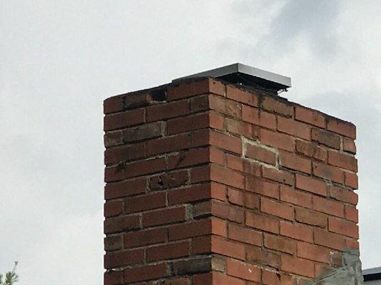 Chimney brick pops and deterioration