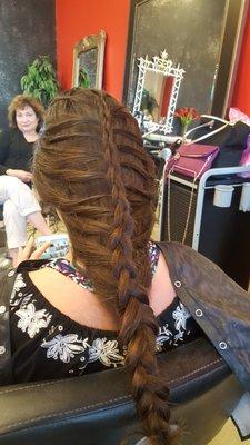 Water Fall Braid by Janice Gropelli Cazzazi