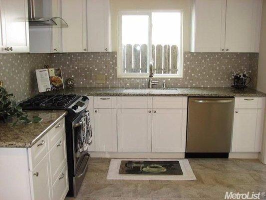 Remodeled kitchen