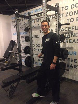 Aaron, great trainer very friendly, welcoming to get you in shape