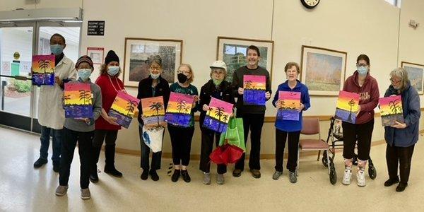 A fun painting class!