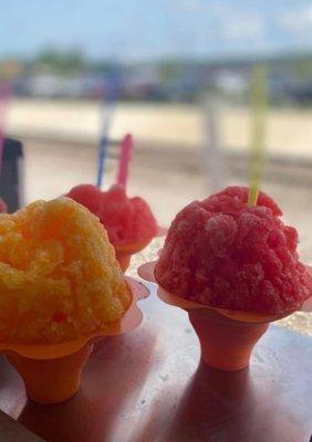 Come try our wonderfully flavored shaved ice that makes you keel like you are eating snow!