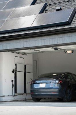 Solar with Tesla Powerwall to become energy independent.