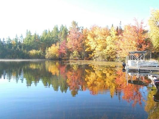 Awesome colors on Boot Lake