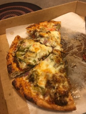 Small Philly Cheesesteak pizza!