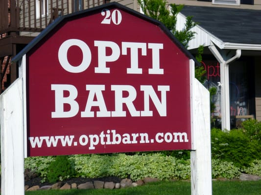 Opti Barn Main Sign