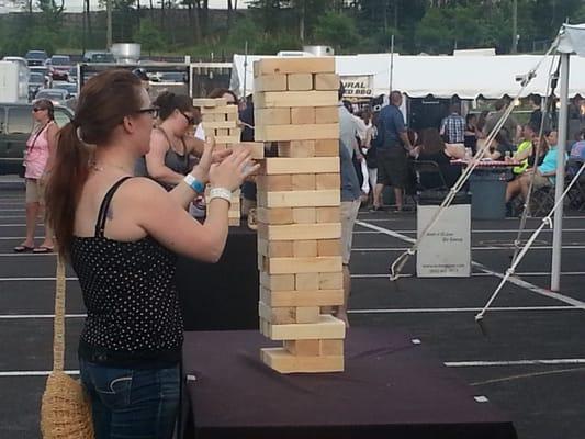 Giant Jenga...fun!!