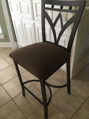 Had kitchen chairs recovered- they look great! Very reasonable price too.